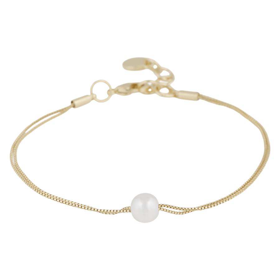 Snö Of Sweden Karan Double Chain Brace Gold & White Onesize