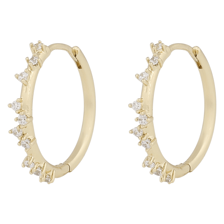Snö Of Sweden Lorrie Crystal Ear Gold Clear Onesize