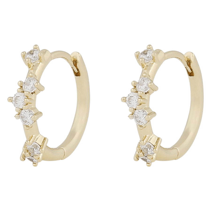 Snö Of Sweden Lorrie Small Crystal Ear Gold Clear Onesize
