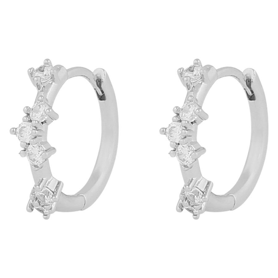 Snö Of Sweden Lorrie Small Crystal Ear Silver Clear Onesize
