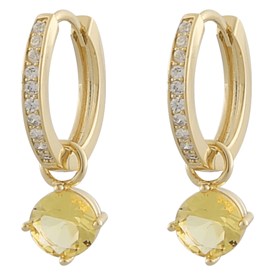 Snö Of Sweden Rola Round Ring Ear Gold Yellow Onesize