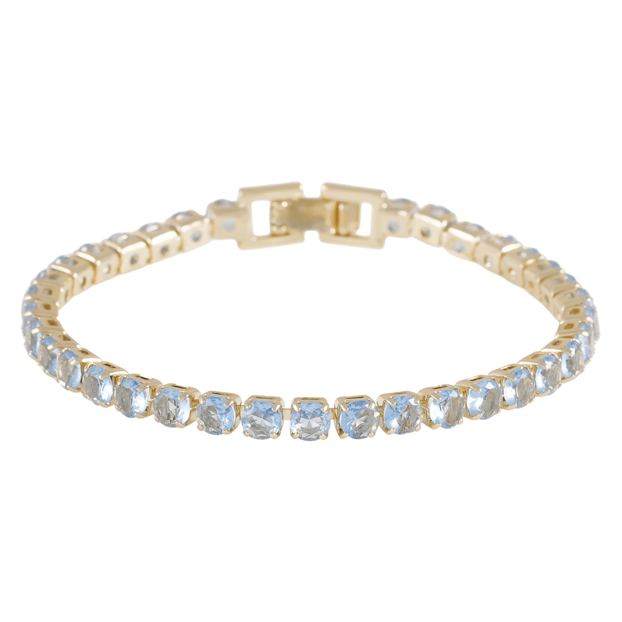 Snö Of Sweden Siri Stone Brace Gold/Light Blue Onesize