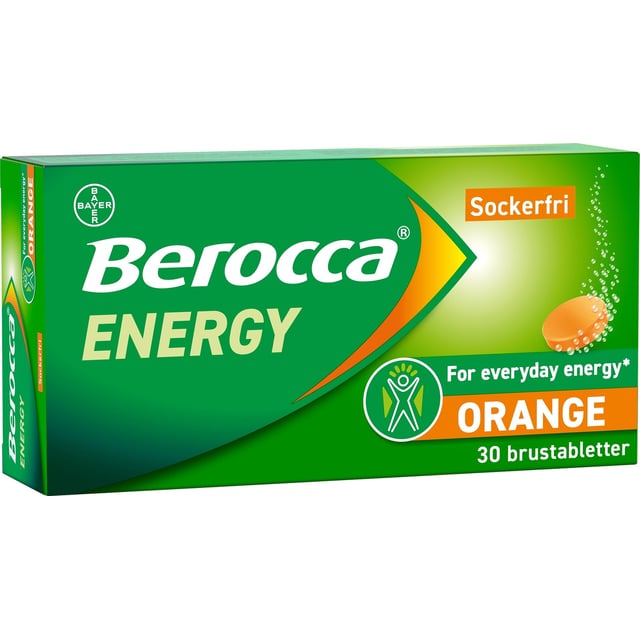 Berocca Energy Apelsin 30 brustabletter