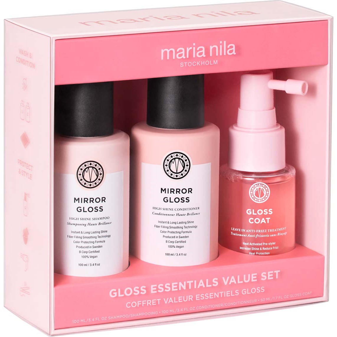 maria nila Mirror Gloss Essentials Value Set