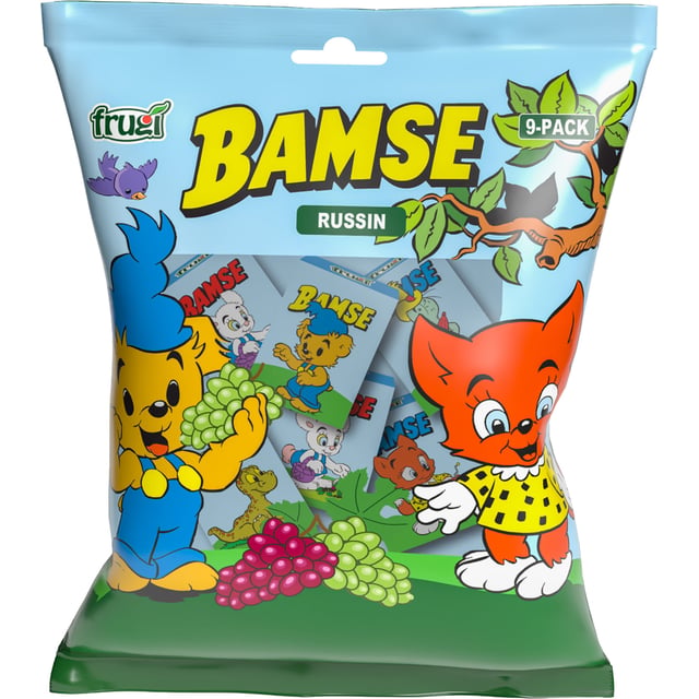 Bamse Russin 9 x 14 g