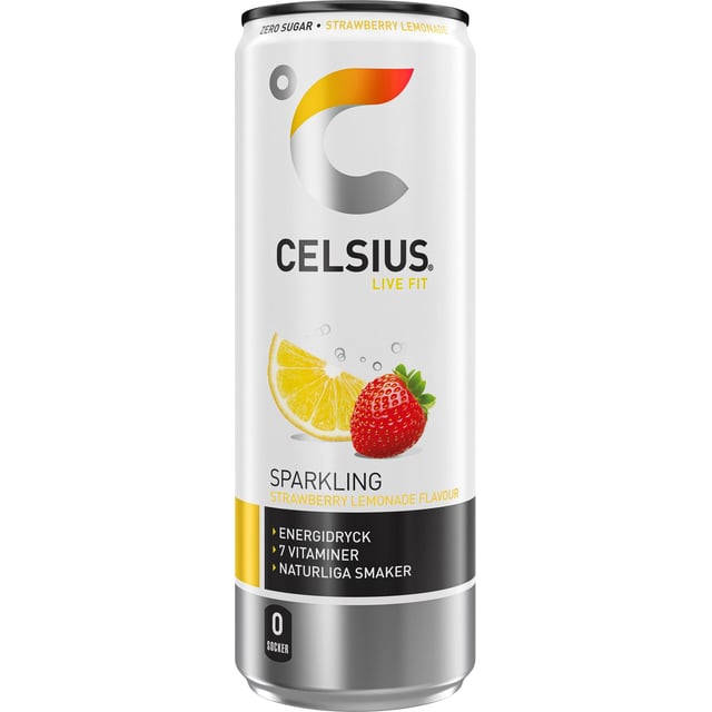 Celsius Strawberry Lemonade 355 ml