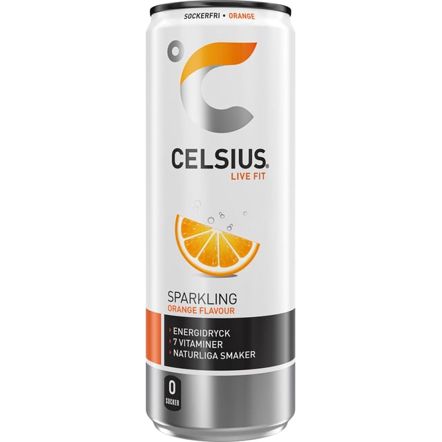 Celsius Orange 355 ml