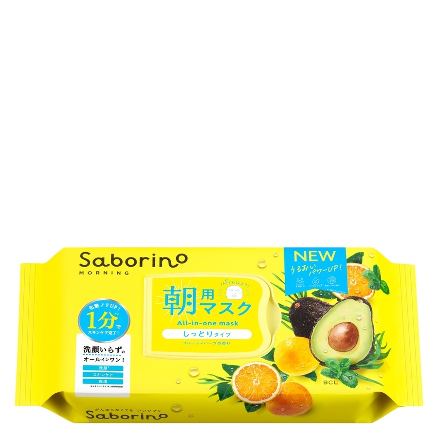 BCL Saborino Morning Facial Sheet Mask N 30pcs