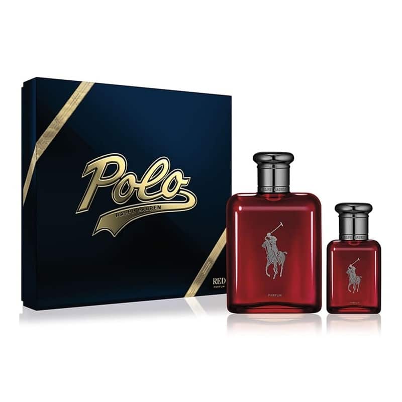 Giftset Ralph Lauren Polo Red Parfum 125ml + Parfum 40ml