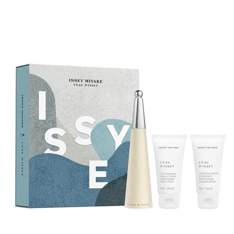 Giftset Issey Miyake L'Eau D'Issey Edt 50ml + Body Lotion 50ml + Shower Gel 50ml