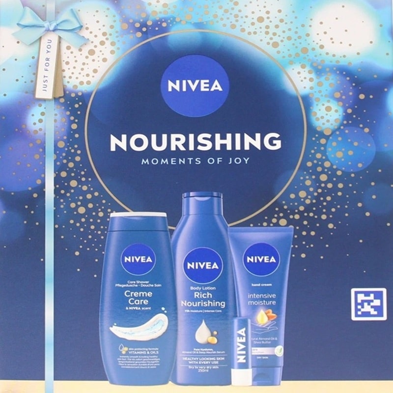 Giftset Nivea Nourishing Moments Of Joy 4pcs