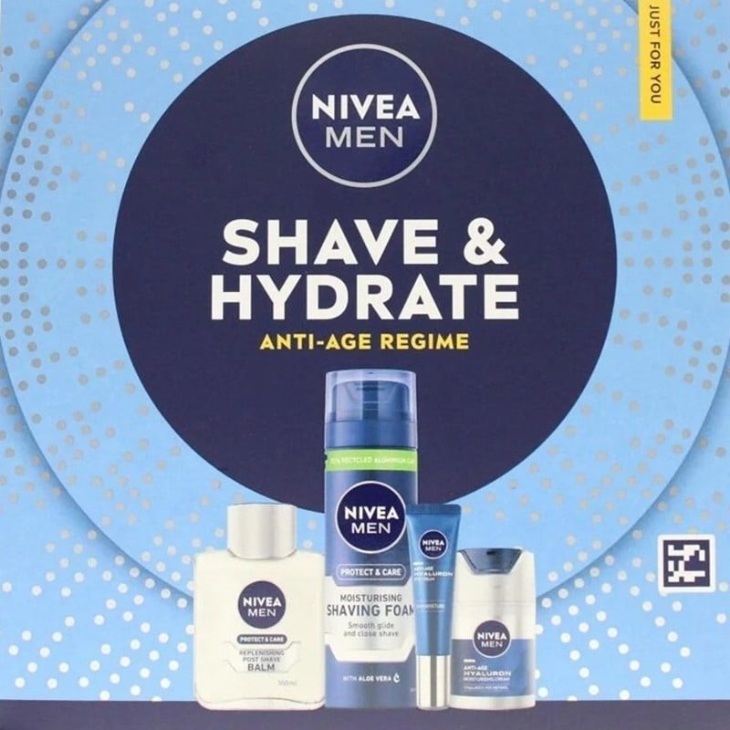 Giftset Nivea Men Shave & Hydrate 4pcs