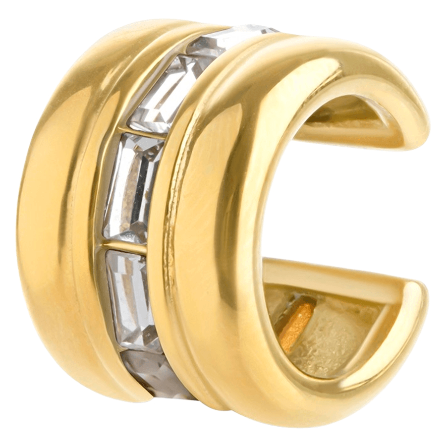 Timi Of Sweden Nikita Ear Cuff Stainless Steel Gold