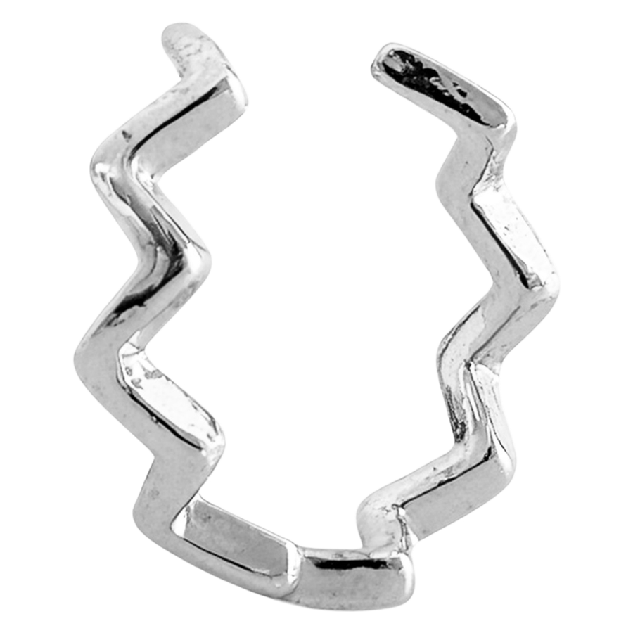 Timi Of Sweden Eila Wavy Ear Cuff Stainless Steel