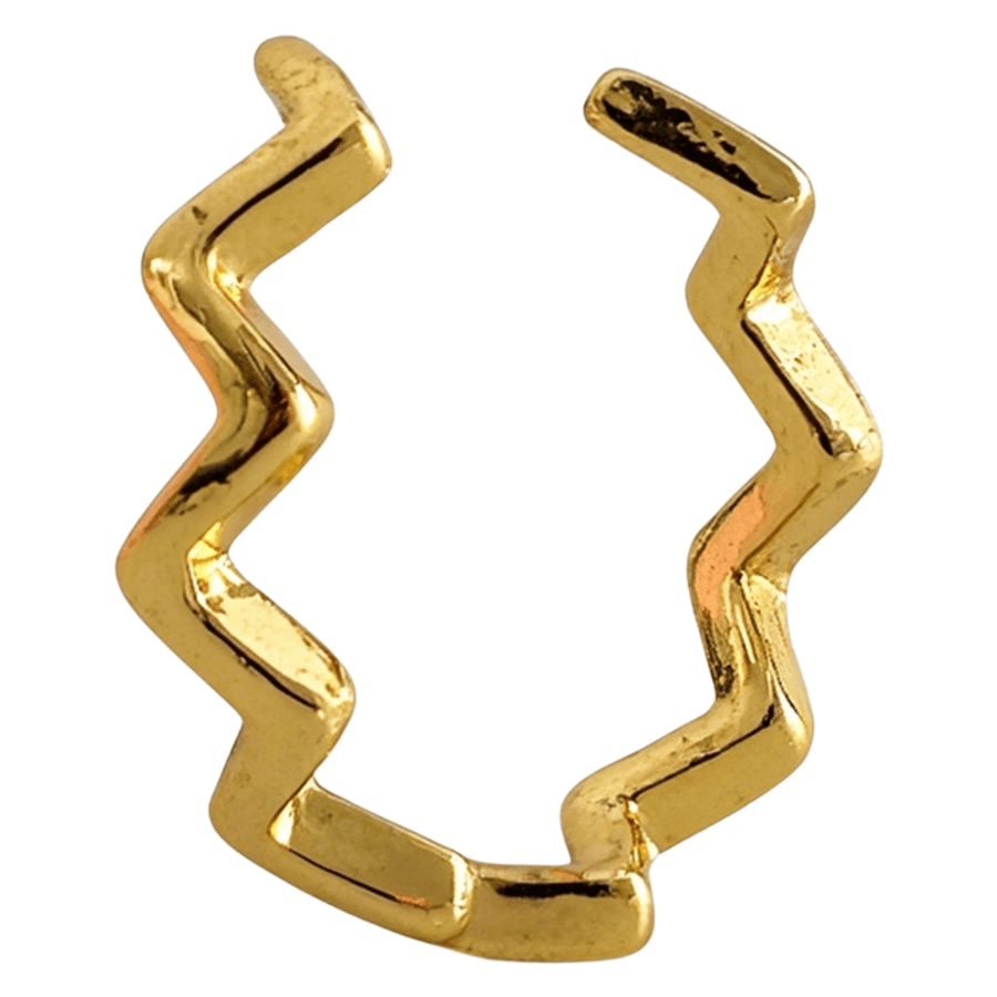 Timi Of Sweden Eila Wavy Ear Cuff Stainless Steel