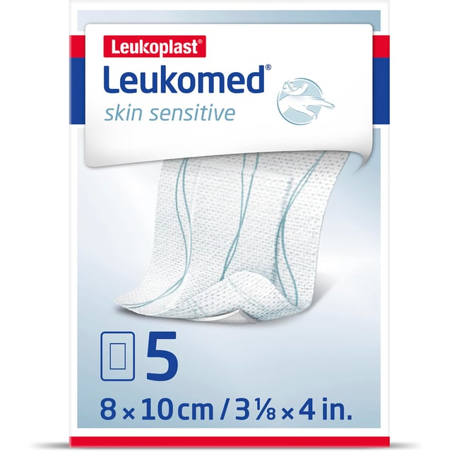 Leukoplast Leukomed Skin Sensitive M 5 st 8x10 cm
