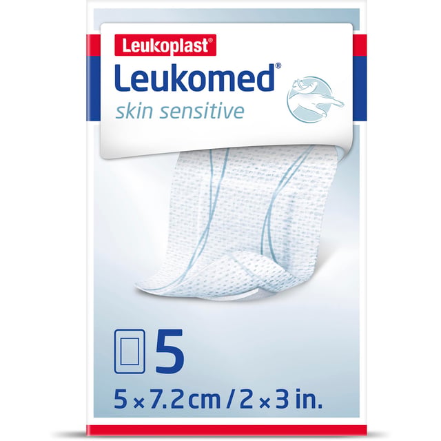 Leukoplast Leukomed Skin Sensitive S 5 st 5x7,2 cm