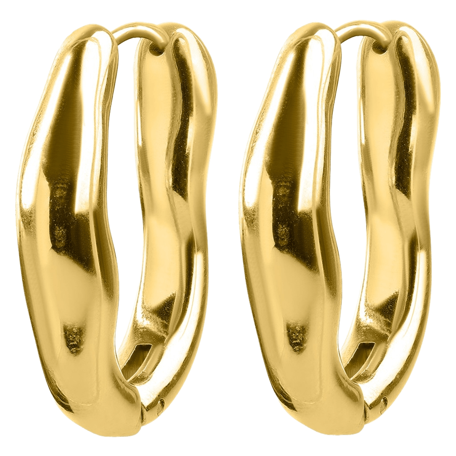 Timi Of Sweden Blanka Hoop Earrings Stainless Steel