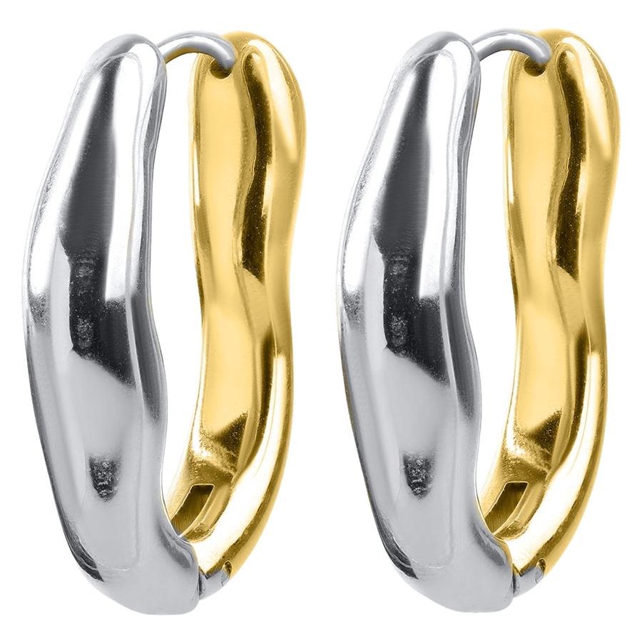 Timi Of Sweden Blanka Hoop Earrings Stainless Steel