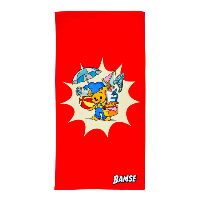 Swimpy Bamse Badhandduk Stranden