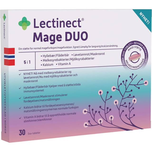 Lectinect Mage DUO 30 tabletter