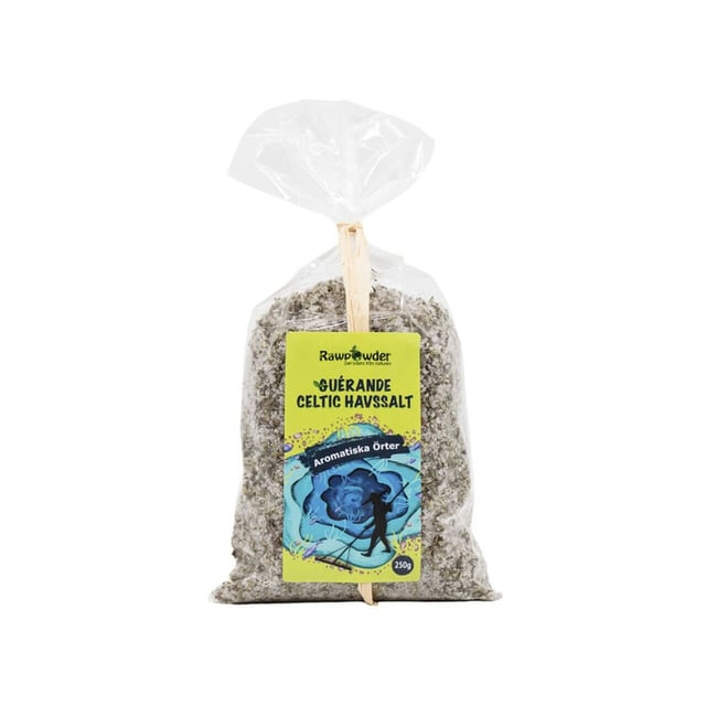 Rawpowder Guérande Celtic Havssalt − Aromatiska Örter 250 g