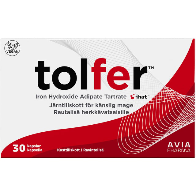 Tolfer Järn 30 mg 30 kapslar