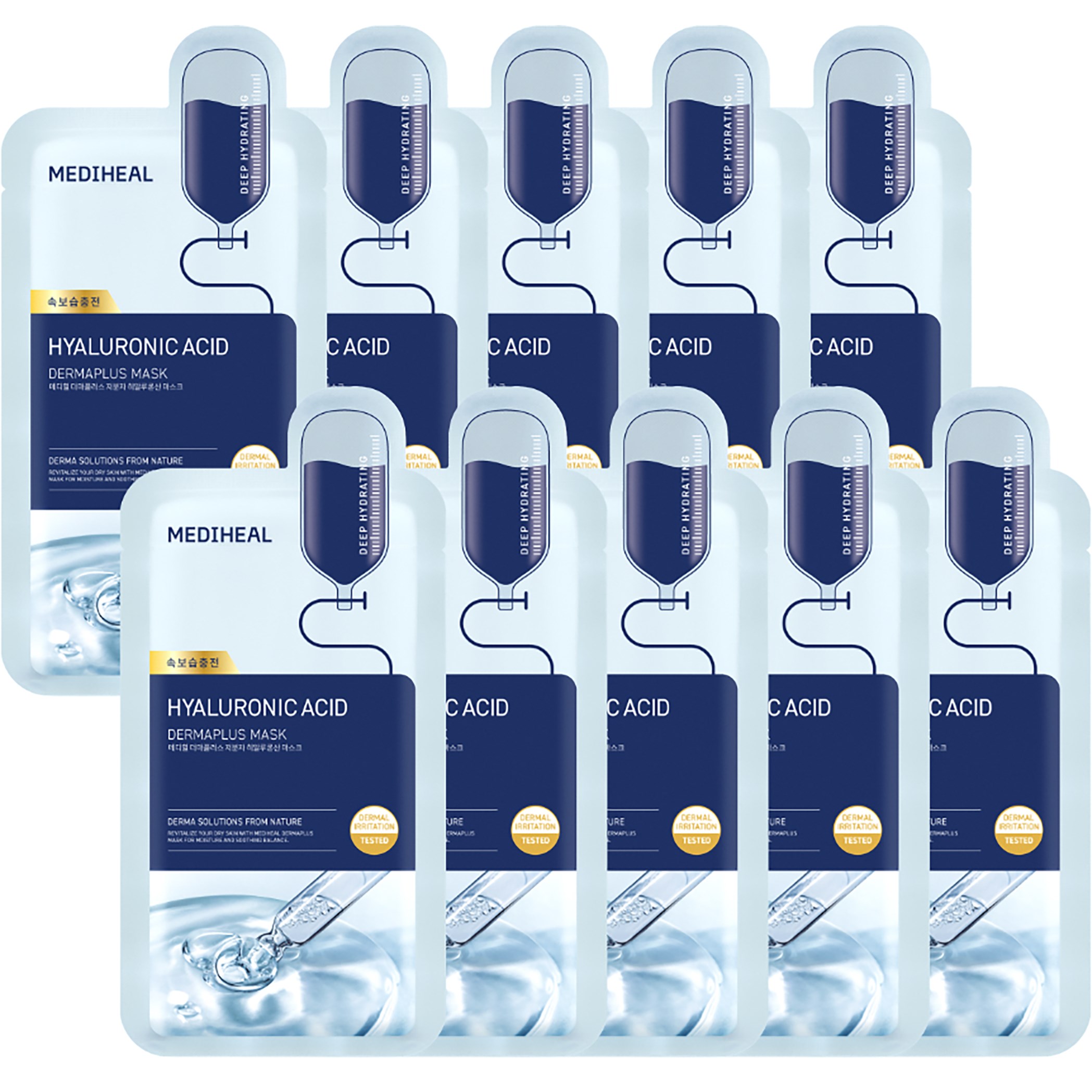 Mediheal Dermaplus Low Molecular Hyaluronic Acid Mask 10 st