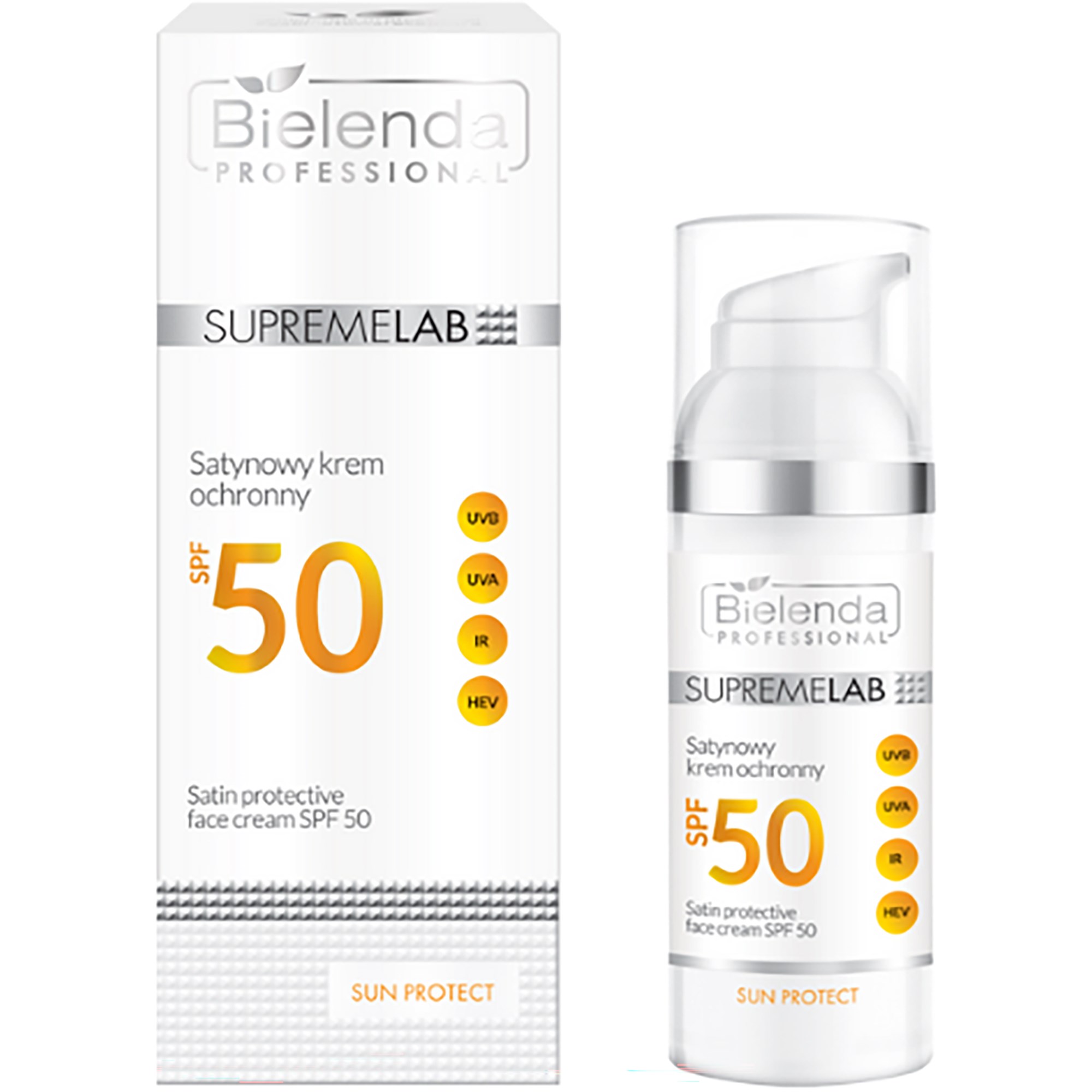 Bielenda Professional SUPREMELAB  SUN PROTECT Satin Protective Fa