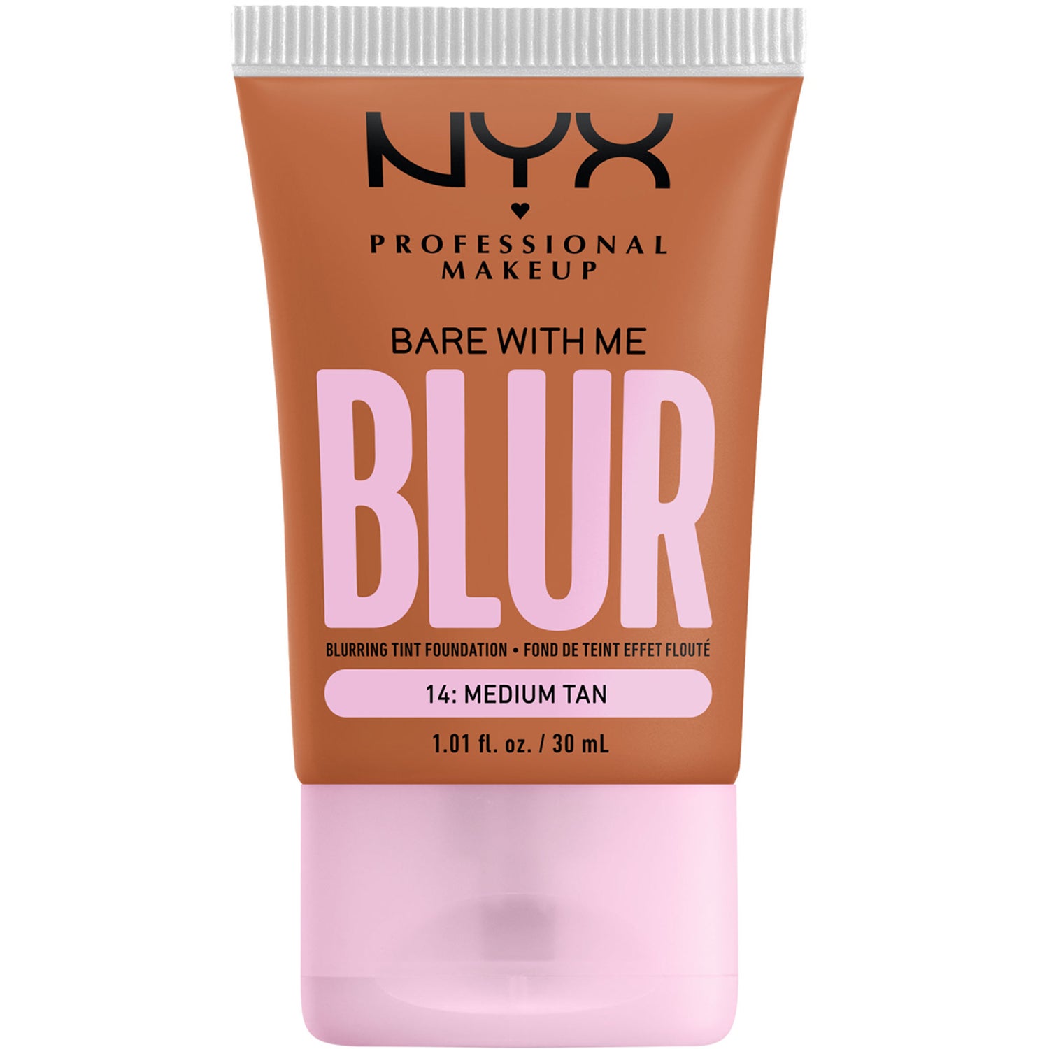 NYX Professional Makeup Bare With Me Blur Tint Foundation Medium Tan - Medium Tan with a Neutral Undertone 14 - 30 ml