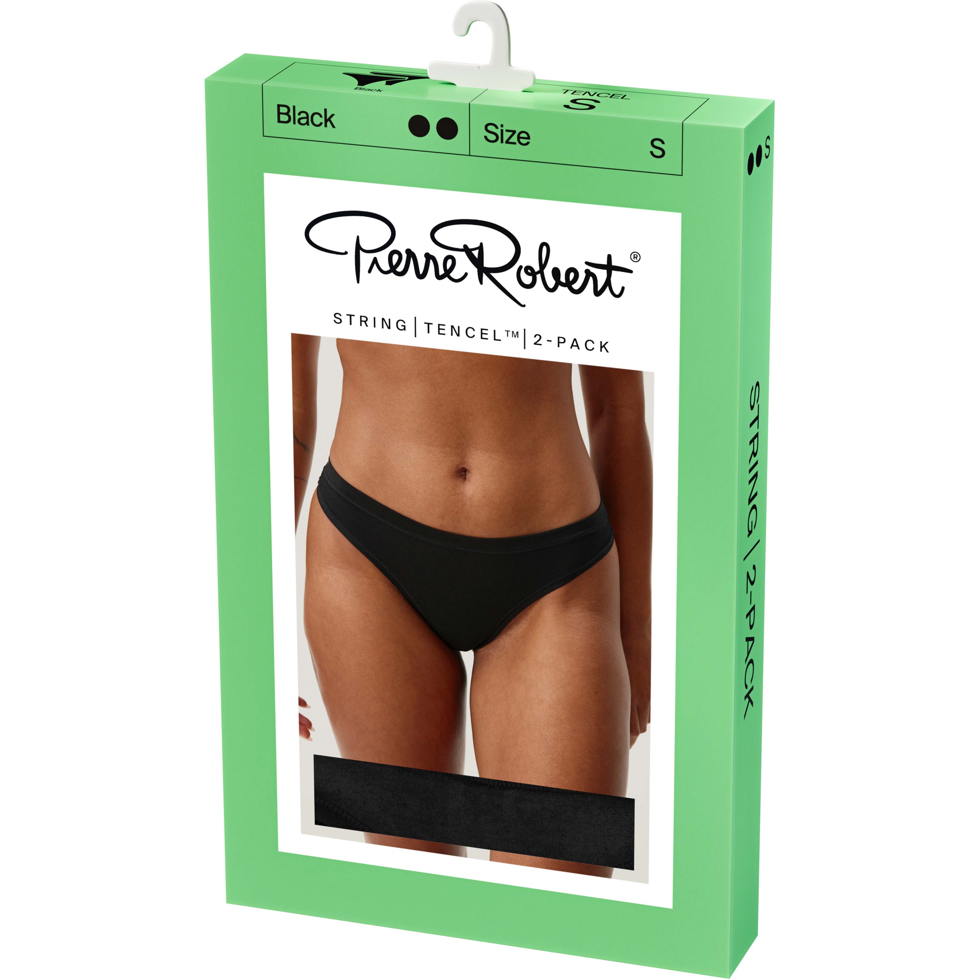 Pierre Robert String Tencel X2 Black XL