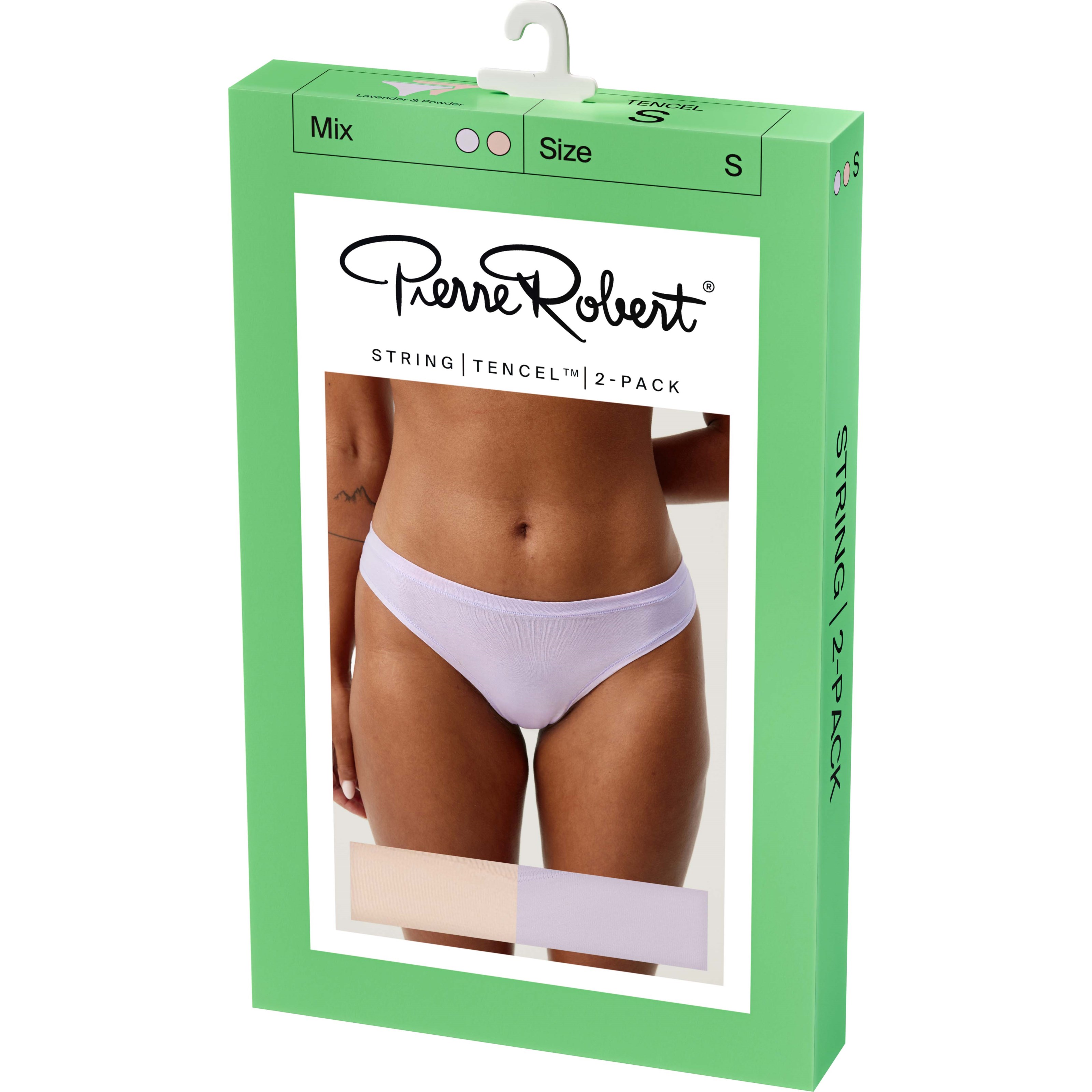 Pierre Robert String Tencel X2 Powder & Lavendel S