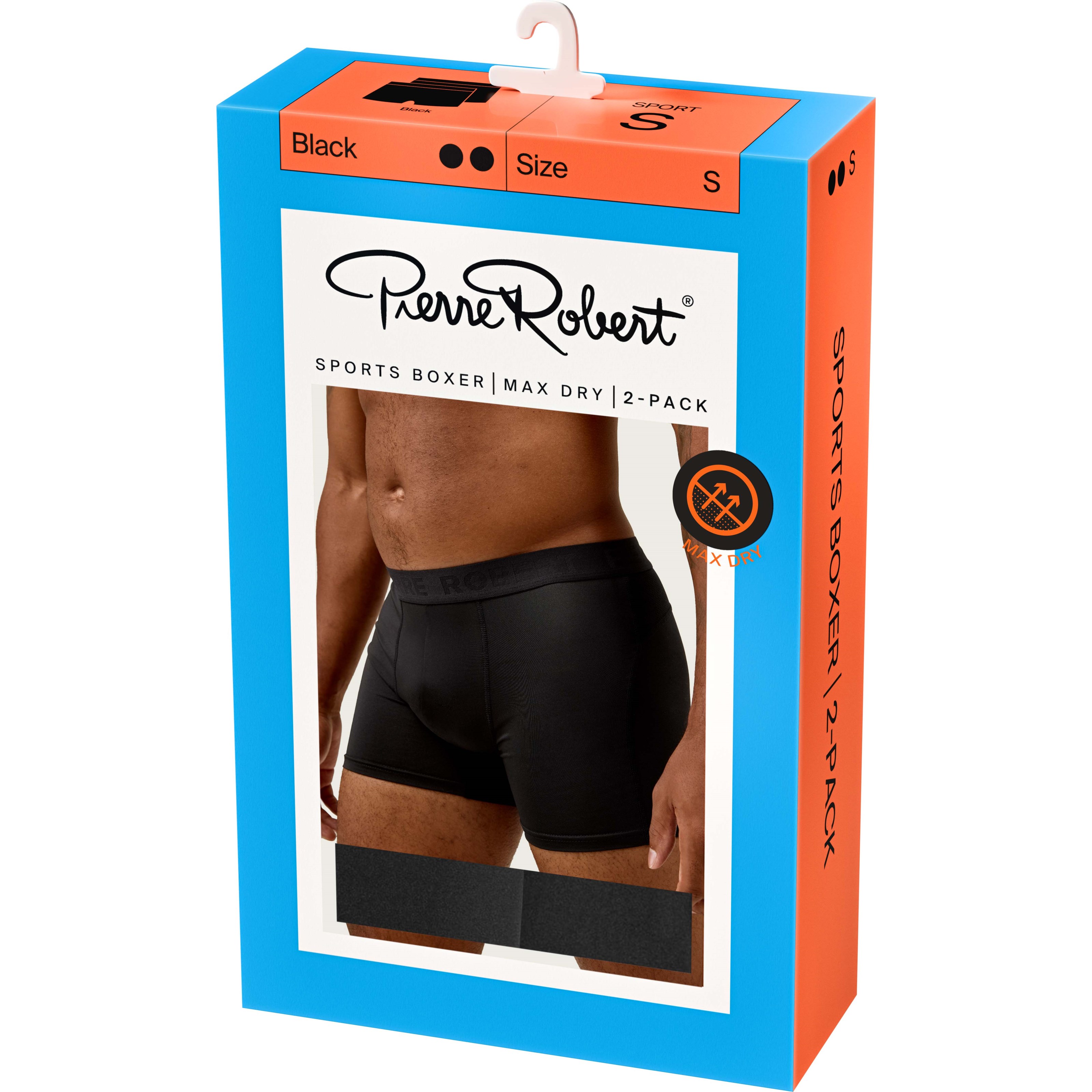 Pierre Robert Sports Boxer Max Dry X2 Black M