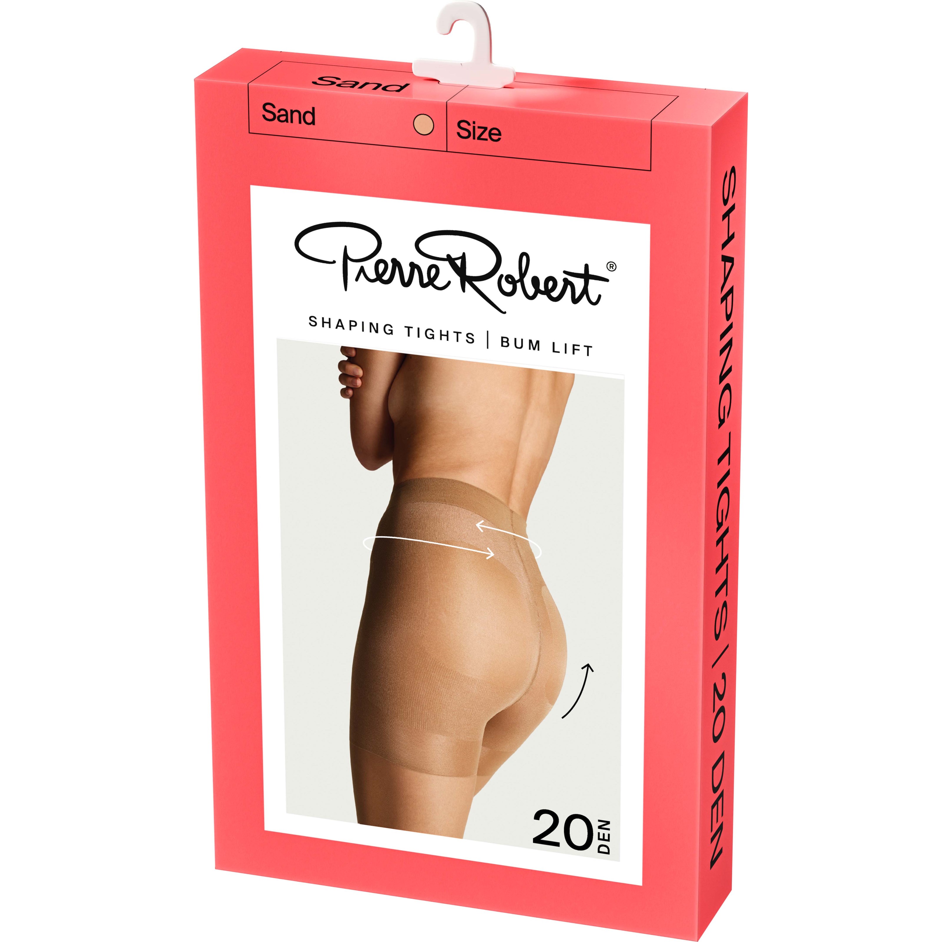 Pierre Robert Shaping Tights Bum Lift 20 DEN Sand 36-40