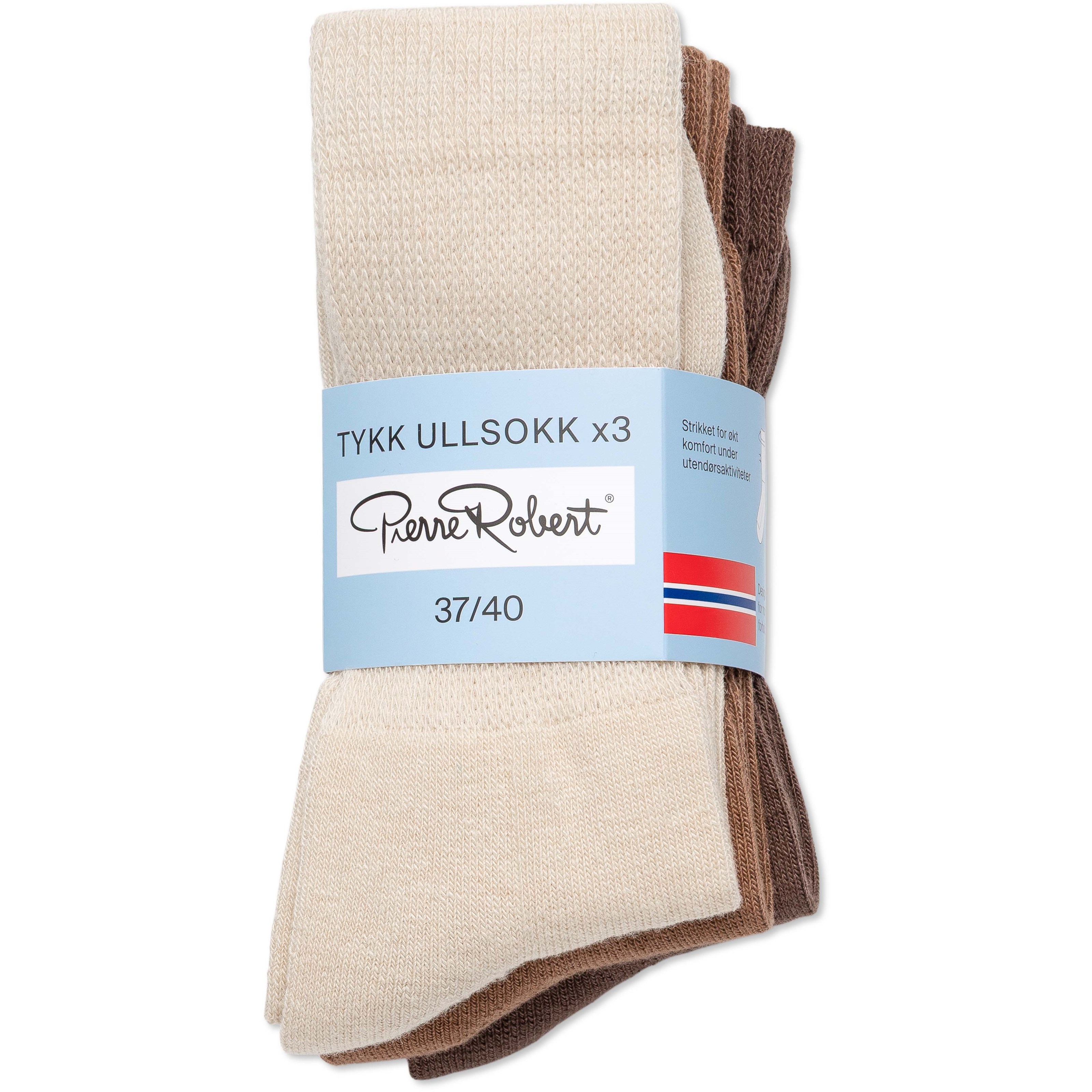 Pierre Robert Tykk Ullsokk X3 Earth Tone 37-40