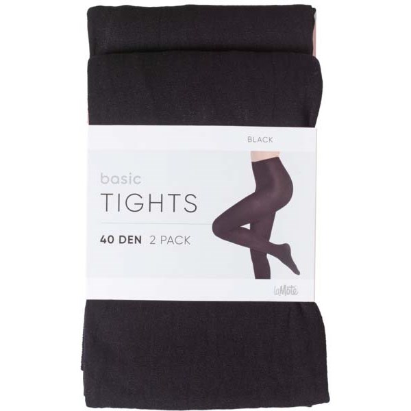 Pierre Robert LaMote Basic Tights 40 DEN X2 Black 36-40