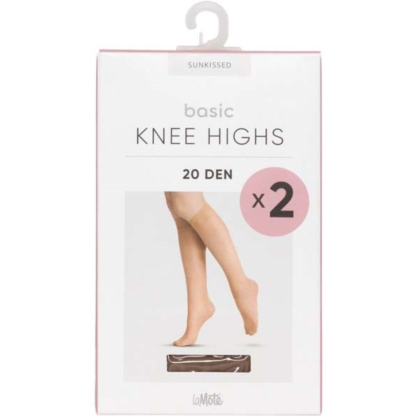 Pierre Robert LaMote Basic Knee Highs 20 DEN X2 Sunkissed 36-41