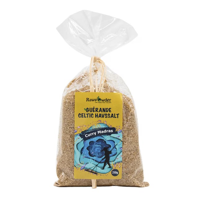 Rawpowder Guérande Celtic Havssalt − Curry Madras 250 g