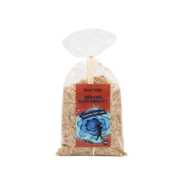 Rawpowder Guérande Celtic Havssalt − Espelette Chili AOP 250 g