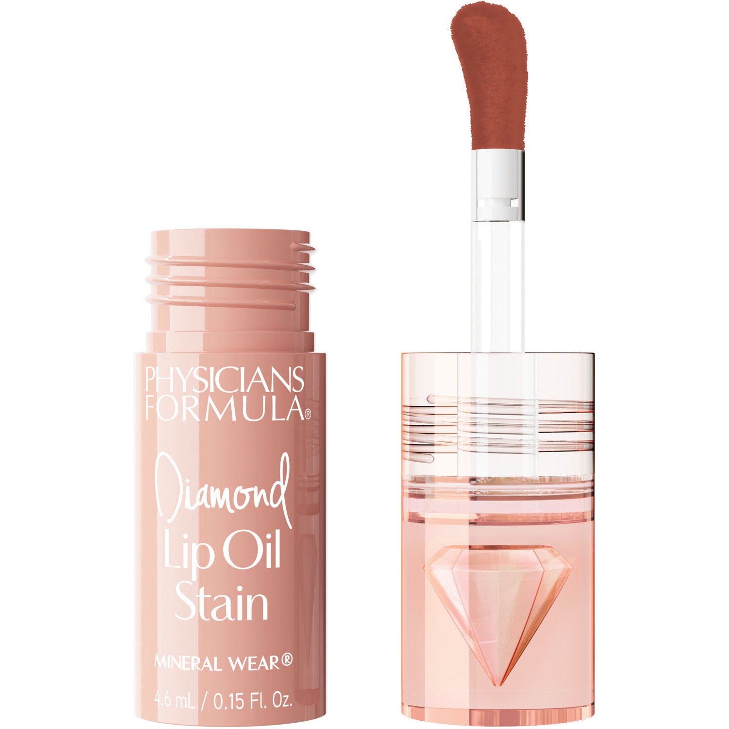 Physicians Formula Mineral Wear Diamond Lip Oil Stain Natural Nude - 4,6 ml