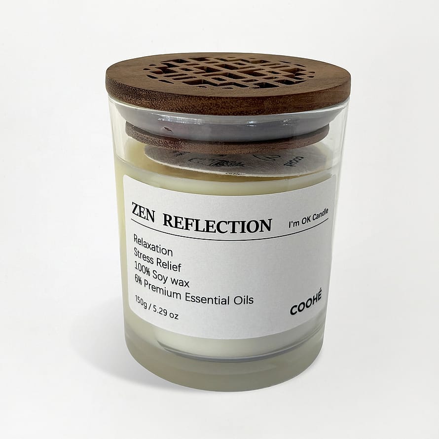 I'M OK Soy Wax Aroma Candle Zen reflection Zen reflection