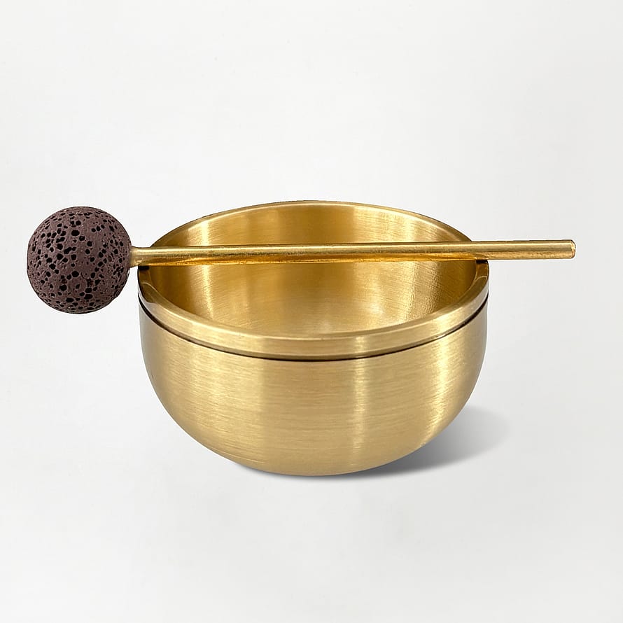 Tibetan singing bowl Black Mini Kit 1 pcs