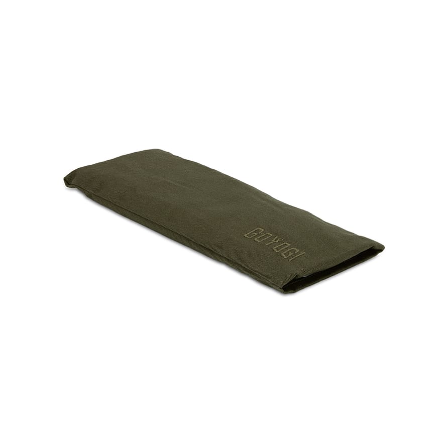 Calm Organic Cotton Eye Pillow Dark Olive