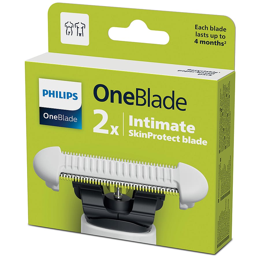 OneBlade Intimate SkinProtect Blade 2 Pack White