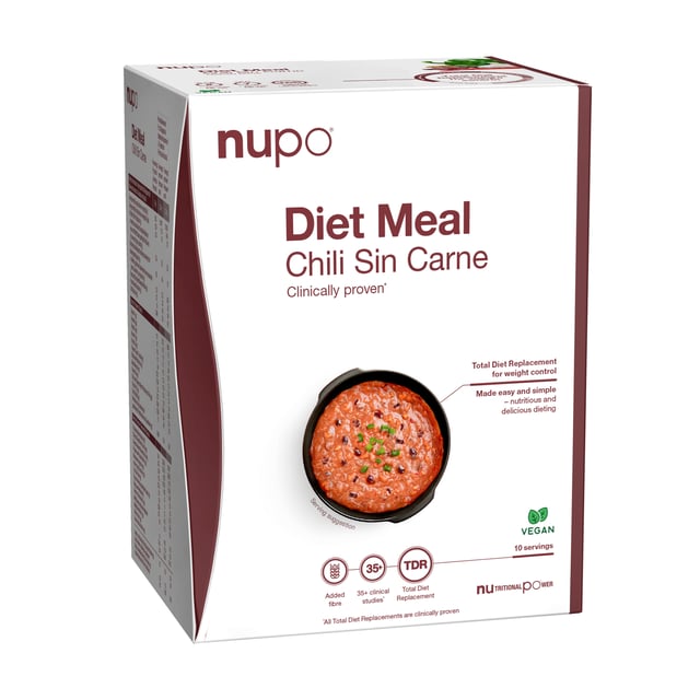 Nupo Diet Meal Chili sin carne 10 portioner
