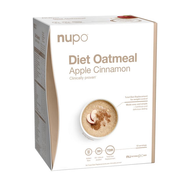 Nupo Diet Oatmeal Äpple Kanel 12 portioner