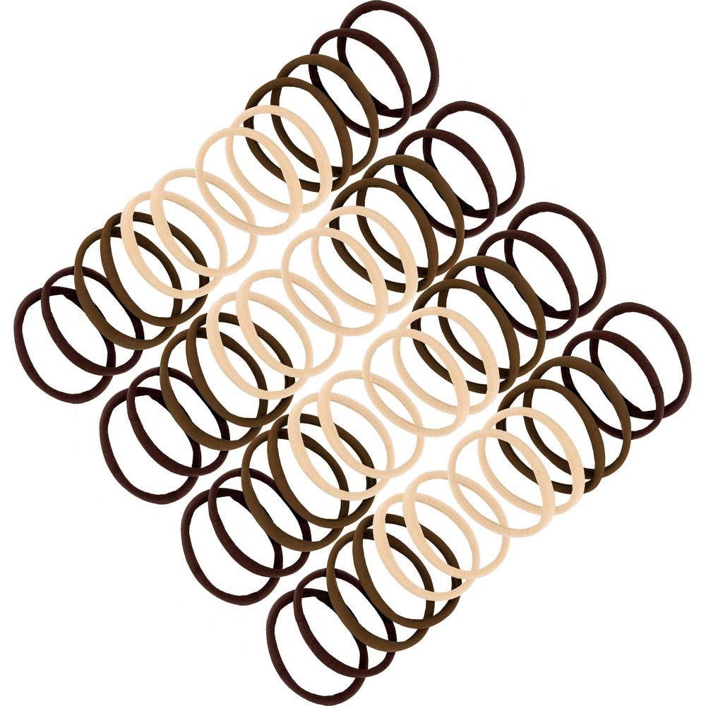 Ibero Hair Ties Brown 50 st
