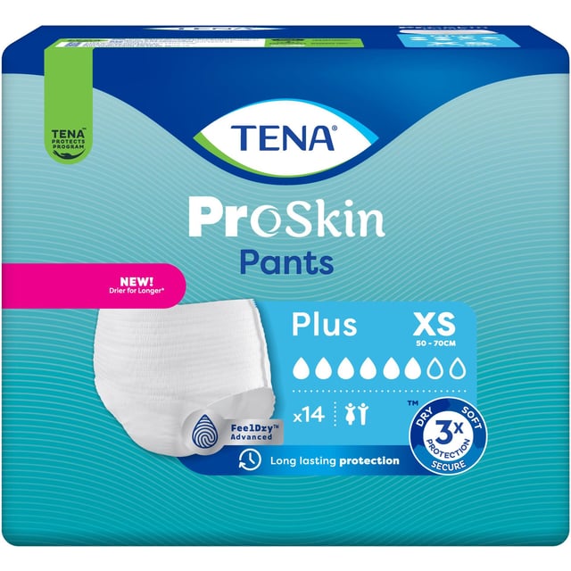 TENA Pants Plus Byxskydd XS 14 st