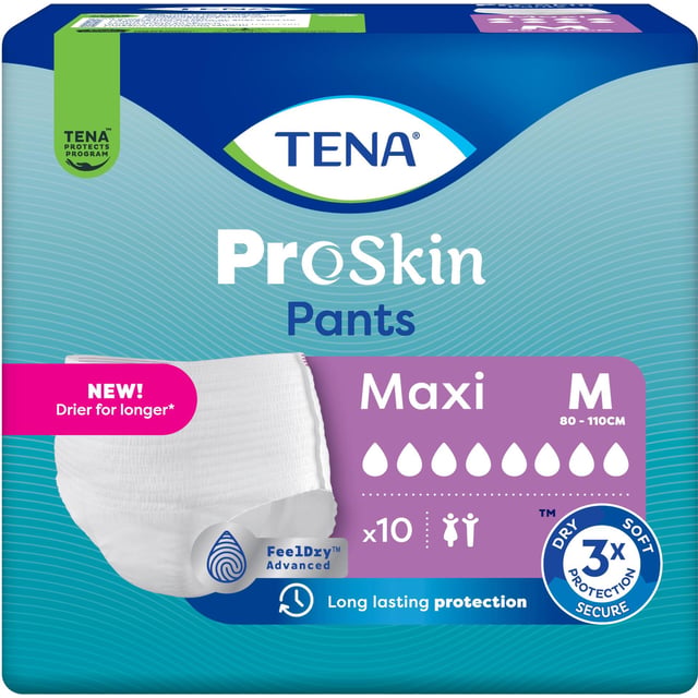 TENA Pants Maxi Byxskydd M 10 st