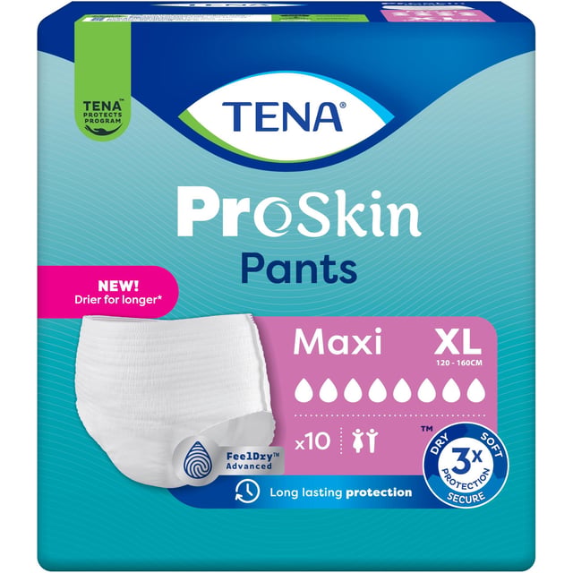 TENA Pants Maxi Byxskydd XL 10 st